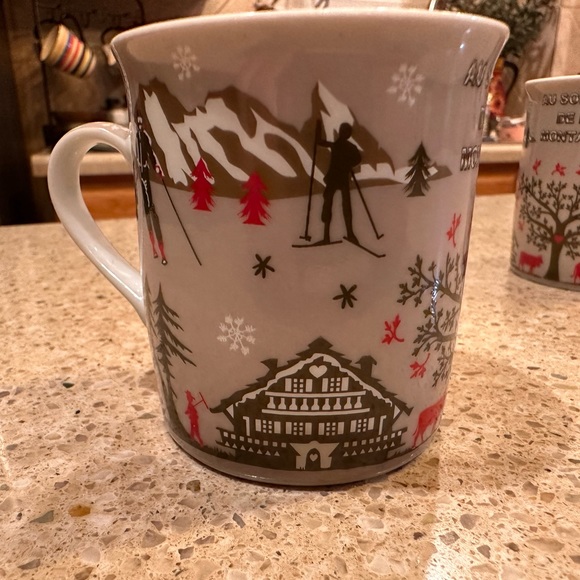 Mugs “Au sommet de la montagne rouge” Dimatasse 2 Mini Mugs by Fox Trot - Picture 6 of 13